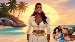 Ai-generated Couple Fucking on the Beach While I Sing. - 3 image