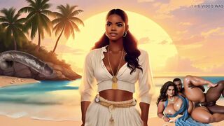 Ai-generated Couple Fucking on the Beach While I Sing. - 5 image