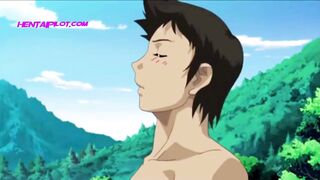 Horny Teen Couple Having Perv Sex In The Nature - Hentai Animation - 3 image