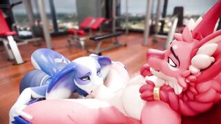 rekin3d deepthroat blowjob - 9 image