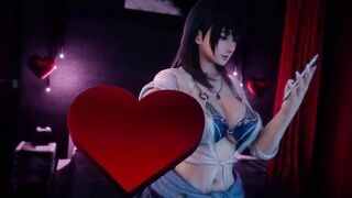 3D Compilation: Doa Marie Rose Deepthroat Blowjob Dick Ride Mai Shiranui Creampied Uncensored Hentai - 8 image