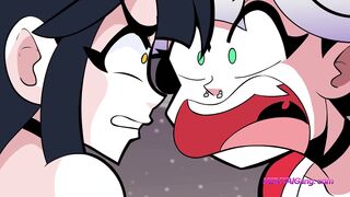 Christmas is Coming! Hot Brunette With Big Tits Gets Stucked in the Chimney! Horny Santa Has an Idea - 3 image