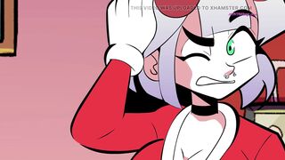 Christmas is Coming! Hot Brunette With Big Tits Gets Stucked in the Chimney! Horny Santa Has an Idea - 6 image