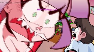 Christmas is Coming! Hot Brunette With Big Tits Gets Stucked in the Chimney! Horny Santa Has an Idea - 8 image