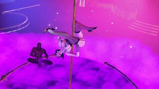 BBW hot Asian stripper got fucked so hard by two big black cocks - 2 image