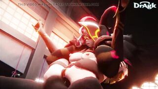 Keqing lore master and Shenhe take on some Mitachurls Harcore sex Genshin Impact Sex Compilation 3D Animation Movie Extended - 6 image