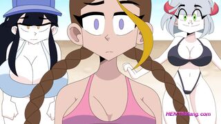 The Nude Beach! XXX Cartoon Porn - 2 image