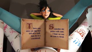 3DGSPOT - Horny Brunette Deepthroats And Fucks A Man's Big Cock In Plaster! 3D CARTOON PORN! - 5 image