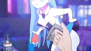 Cyberpunk Rebecca Best Service ( 3D Hentai )) - 6 image