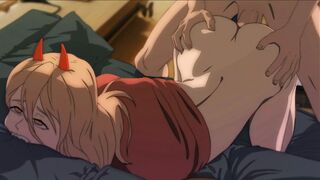 Chainsaw-man In Doggystyle ( New Exclusive ) - Hentai Animation 3D - 1 image