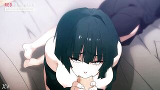 Saitama having a good time at the sleepover with the hotties from the anime. - 9 image