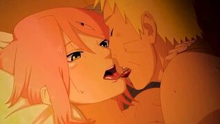 Sakura Seduces Naruto - Anime Hentai Cartoon. - 1 image