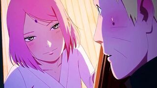 Sakura Seduces Naruto - Anime Hentai Cartoon.