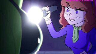 Sexy Velma & Daphne Get Fucked With Monsters In Gangbang ( Scooby Doo Parody Cartoon ) - 2 image