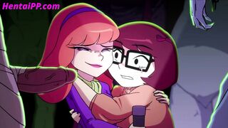 Sexy Velma & Daphne Get Fucked With Monsters In Gangbang ( Scooby Doo Parody Cartoon ) - 4 image