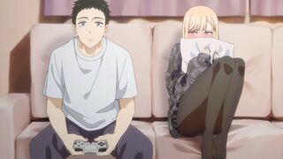 That Bisque Doll Falls in Love! High School Student Gamer & Blonde Girl First Time Sex - HENTAI Manga Parody - 1 image