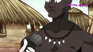 Big Ass Tits Reporter Live From The Big Dick Tribe! Cartoon Threesome - 3 image