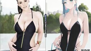Adult film actresses Anime Filter Compilation #12 (SEXY ADULT FILM ACTRESS EDITION) - 5 image