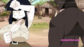 Reporter visits the big dick tribe in Africa - Funny Cartoon - 5 image