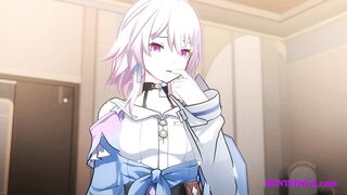 Shy StepSister join in threesome