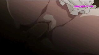 Sneaking On Horny Maid While She Prepares To Take A Bath - Busty Hentai - 9 image