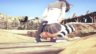 Hentai Uncensored 3D - Kitty Dildo and Anal sex with creampie - Japanese Asian Manga Anime Game Porn - 2 image