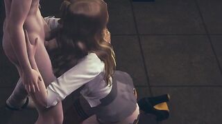 Hentai Uncensored 3D - Hermi Blowjob and dildo fucked - Japanese Asian Manga Anime Game Porn