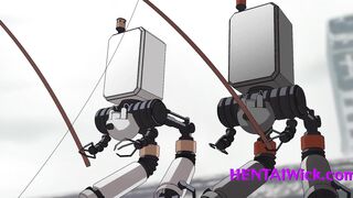 Blonde hentai babe wet pussy fucked hard - 2 image