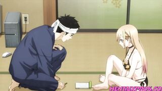 Dress up darling fan service - Shy romantic couple in love - Anime hentai - 3 image