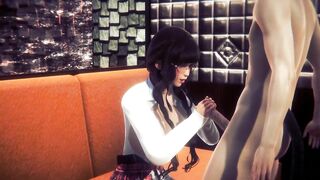 Hentai Uncensored 3D - Karen Handjob and blowjob Uncensored - Japanese Asian Manga Anime Film Game Porn - 8 image