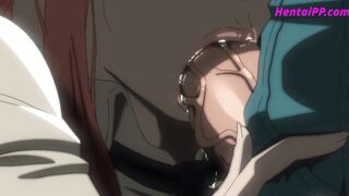 Busty Makima Incredible Blowjob ( Uncensored HENTAI ) - 4 image