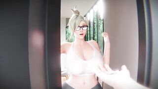 Drinking tea accompanied by big birds - 2 image