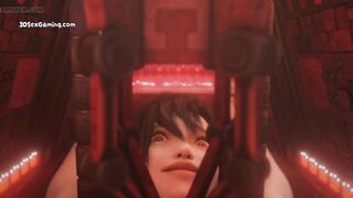 AI Robot Cum Machine Experimenting An Milking Brunette MILF - 3D Animation - 7 image