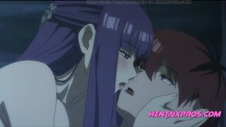 Busty step sister gets in bed naked- Uncensored Hentai - 6 image