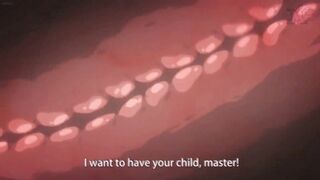 Submissive Blonde Busty Milf Threesome Sex with Ebony Dark Elf - SQUIRTING ORGASM and Cumshot on Tits - 2d animated Hentai - 7 image