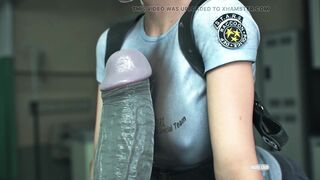 Tifa Dark Side Dick Slapping and Rubbing Compilation - 6 image