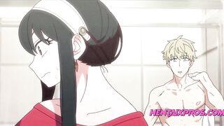 Romantic shower sex - First time fuck - Anime hentai - 1 image