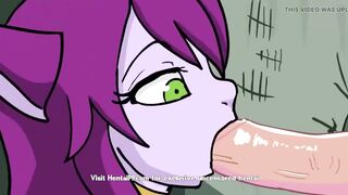 Two Babes Inside The Glory Hole ( Suck All Cocks ) - Cartoon XXX Parody - 5 image