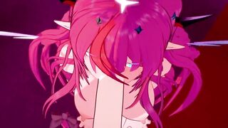 Hololive Hentai - Horny IRYS fucking and blowjob - 3d anime sex