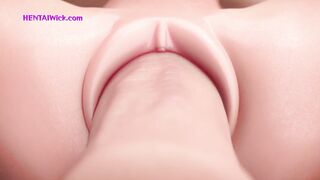 FuckMachine with Giant Dildo Streching Valeria Pussy - 3D Animation - 4K - 8 image