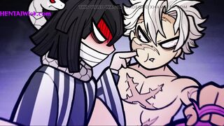 Huge ORGY in Japan Ryokan house - Hentai Cartoon Parody - SUB - 6 image