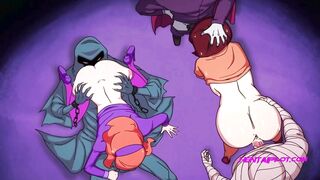 Velma & Daphne - Groupsex In Steamy Monstrous Scooby Doo Cartoon Porn Parody - 7 image