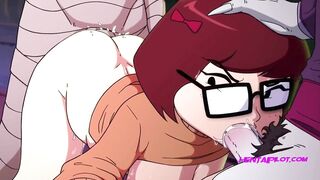 Velma & Daphne - Groupsex In Steamy Monstrous Scooby Doo Cartoon Porn Parody - 8 image