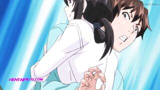 Busty Milf Makes Gamer Nerds Dreams Come True - Uncensored Hentai - 6 image