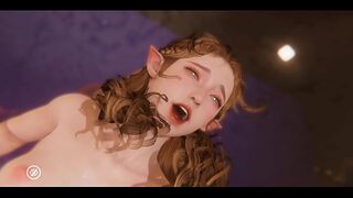 Uncensored hentai / 3D | Eileen wanted to get penetrated from the back and orgasms | Elf | Rise of Eros - 1 image