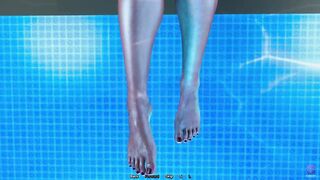 Hot Horny Stepmom Is About to Get Dirty with Stepson at Night - 3D Hentai Animated Porn - Life in Santa County - 7 image