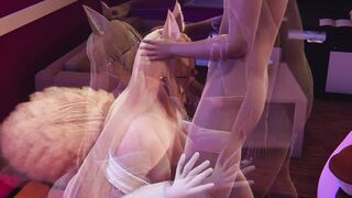 The cute fox is gonna get fucked l HENTAI 3D 60 FPS