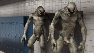 Half-Life aliens twin girls twin guys orgy - 6 image