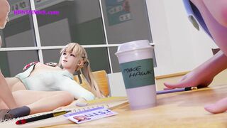 The Teacher punishes Honoka at the University - 3D - 1 image