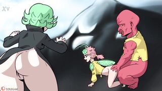 Uncensored Hentai! Tatsumaki fucks Saitama - 6 image